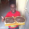El cooksnap de Juan Gomez cuando hizo Tortitas negras.