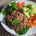 El cooksnap de Rebeca Almodóvar cuando hizo Ensalada de Quinoa.
