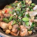 รูป Cooksnap ของ กาน กาน เมื่อเขาทำ กุ้งผัดสะตอใบกะเพรา