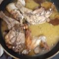 El cooksnap de Luisa “Meiga” Lizariturry cuando hizo Pollo al ajillo.