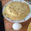 El cooksnap de Andrea cuando hizo Masa para Panqueques.