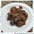 El cooksnap de Adrian “Cocinemos con Historia” cuando hizo Riñones al vino blanco.