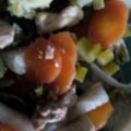 El cooksnap de Irma González cuando hizo Chop suey con pollo.
