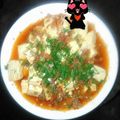 Cooksnap của Thu Mèo khi họ làm theo món Đậu hủ Tứ Xuyên