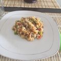El cooksnap de Natali Sosa cuando hizo Arroz yamaní con vegetales.