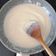 El cooksnap de Elisa Reig cuando hizo Salsa bechamel.