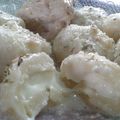 El cooksnap de Vilmis Basu cuando hizo Ñoquis de papa y albahaca rellenos de queso.