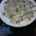El cooksnap de April Heartbeat cuando hizo Risotto de setas vegano.