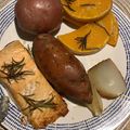 El cooksnap de Agustin Nieves cuando hizo Salmón con vegetales saludable y sin olor en la cocina!.