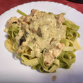 El cooksnap de Manuel Ruiz Argente cuando hizo Tallarines con salmón en salsa de limón.