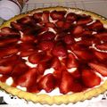 El cooksnap de Kari cuando hizo Tarta de queso blanco y frutillas! 🍓.