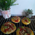 Cooksnap dari Mutabikh Uwmi (مطبخ اومي) untuk resep Mini Pizza #PejuangGoldenApron2