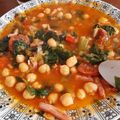 El cooksnap de Itziar cuando hizo Potaje de garbanzos.