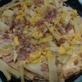 El cooksnap de MARU Nena cuando hizo Papas fritas con chedar y panceta!!!!.