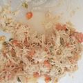 El cooksnap de Zacualpan Colima cuando hizo Ensalada de pollo con vegetales.