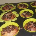 El cooksnap de tttt cuando hizo Muffins de banana, crema de maní y chocolate.
