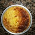 El cooksnap de Flavia cuando hizo Budín de pan.