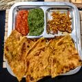 asma syed's cooksnap of when they made Aloo paratha.