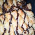 Cooksnap από Βάσω Π. στη συνταγή Στριφτά κρουασίνια σφολιάτας με Nutella. Το εύκολο γλυκό για το εξοχικό σας