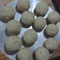 El cooksnap de Cintia Villarreal cuando hizo Bombas de papa con jamón y queso.
