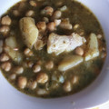 El cooksnap de Marilu cuando hizo Potaje de garbanzos con bacalao.