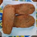 El cooksnap de Mariela Negri cuando hizo Milanesas de Berenjenas.