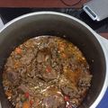 El cooksnap de Pablo German Paolantonio cuando hizo Carne a la olla con vino blanco.