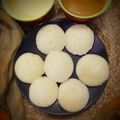 Neha Dua's cooksnap of when they made Rava idli sambhar chutney.