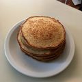 El cooksnap de Laura cuando hizo Panqueques de avena y banana.