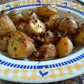 El cooksnap de Florencia cuando hizo Papas rústicas al romero.