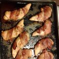 skinsman1973's cooksnap of when they made Honey chicken wrapped in bacon.