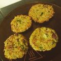 El cooksnap de Lucia Mansilla cuando hizo Hamburguesas saludables de quinoa (apto celiacos - vegetarianos).
