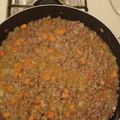 El cooksnap de Esmeralda cuando hizo Carne molida con papas.