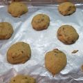 El cooksnap de Natalia Marquesana cuando hizo Galletas proteicas.