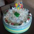 Cooksnap dari Wanda Adriana untuk resep Rainbow cake ekonomis,anti gagal
