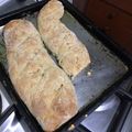 El cooksnap de Gustavo cuando hizo Pan flauta.