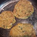 El cooksnap de Flor Aranda cuando hizo Hamburguesas veganas de avena y ajonjolí (sésamo) súper sanas!.