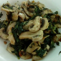 El cooksnap de MaryGlory cuando hizo Espinacas con champiñones.