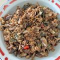 Cooksnap dari Lulu untuk resep Ikan Tongkol Suwir Kecombrang