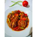 Cooksnap dari Natalie untuk resep Bola daging sapi isi telur puyuh bumbu tomat