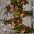 Mike Marshall's cooksnap of when they made Bacon Wrapped Asparagus.