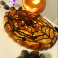 El cooksnap de Sweet Naira cuando hizo Tarta de calabaza de Halloween.