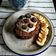 El cooksnap de Claudiaprieto cuando hizo Tortitas de cacao con yogur y arándanos.