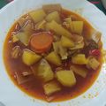 László Labádi Cooksnap-ja, amikor elkészítette a(z) Pirított tésztaleves, zöldséggel és füstölt tarjával receptet.