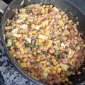 El cooksnap de Tony Sánchez Hermán cuando hizo Garbanzos con carne picada y espinacas.