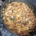 El cooksnap de Tony Sánchez Hermán cuando hizo Garbanzos con carne picada y espinacas.