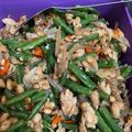 Cooksnap dari Dinda Maharani untuk resep Tumis Kacang Panjang, Tempe, Teri pedas bumbu simpel