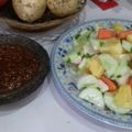 Cooksnap dari Noenk untuk resep 24. Rujak Buah Bumbu Kacang Enak Homemade