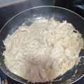 El cooksnap de Rebeca Quintero cuando hizo Pechuga a las finas hierbas y nata.