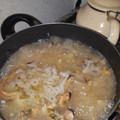 El cooksnap de Katherine Hurtado cuando hizo Caldillo de mariscos surtidos.